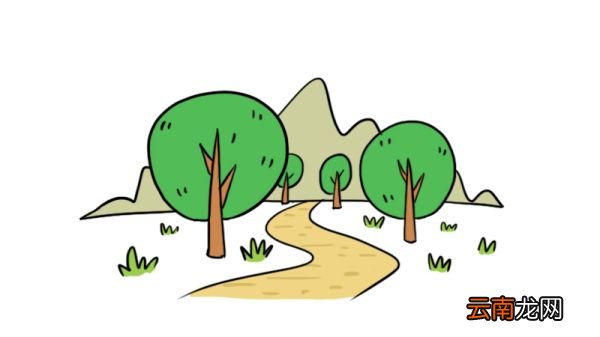 场景简笔画