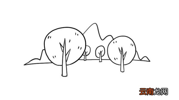 场景简笔画