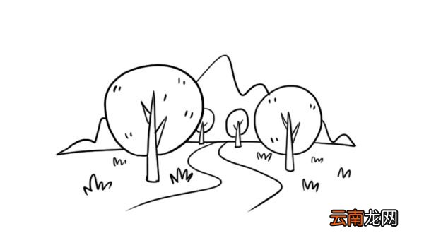 场景简笔画