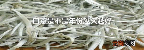 白茶是不是年份越久越好