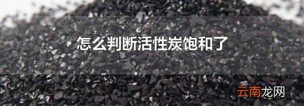 怎么判断活性炭饱和了