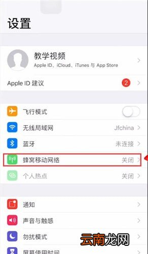 苹果手机设置APN具体操作方法