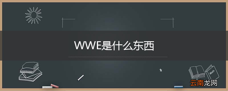 WWE是什么东西