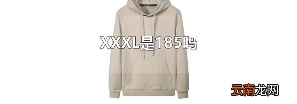 XXXL是185吗