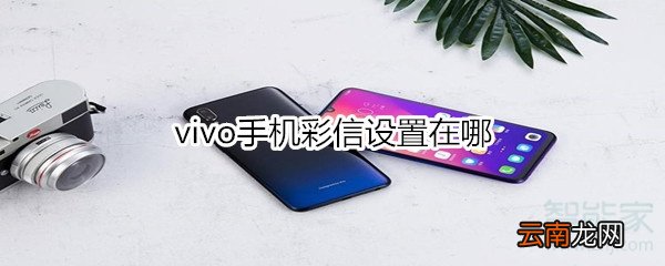 vivo手机彩信设置在哪