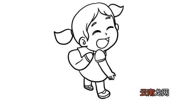 小女孩的简笔画 小女孩的简笔画怎么画