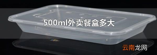 500ml外卖餐盒多大
