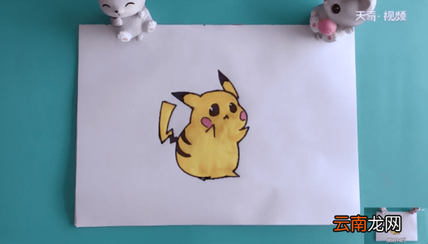 皮卡丘最萌简笔画 皮卡丘最萌简笔画报