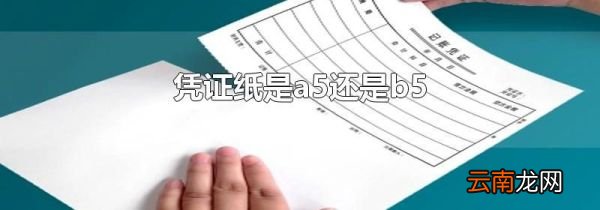 凭证纸是a5还是b5