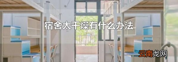 宿舍太干燥有什么办法