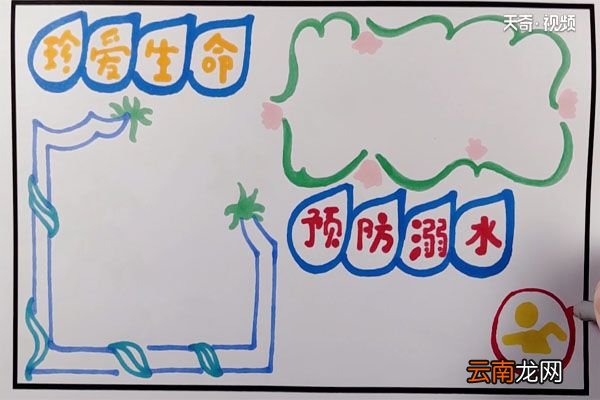 珍爱生命预防溺水手抄报