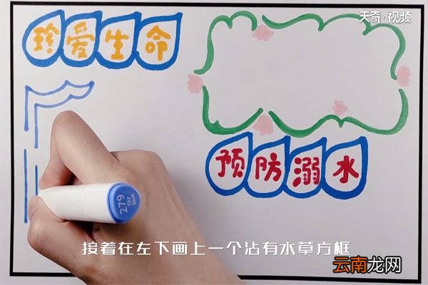珍爱生命预防溺水手抄报