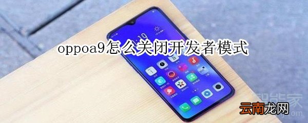 oppoa9怎么关闭开发者模式