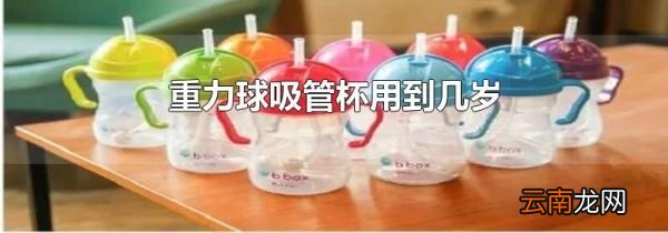 重力球吸管杯用到几岁