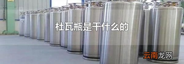 杜瓦瓶是干什么的