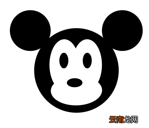 ps绘画出米老鼠头像矢量图具体操作方法