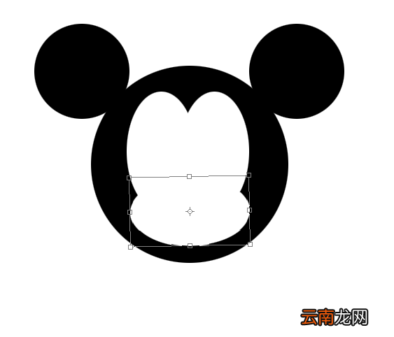 ps绘画出米老鼠头像矢量图具体操作方法