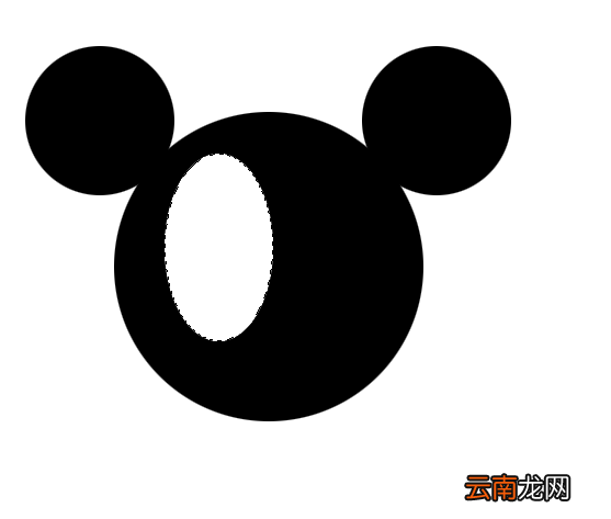ps绘画出米老鼠头像矢量图具体操作方法