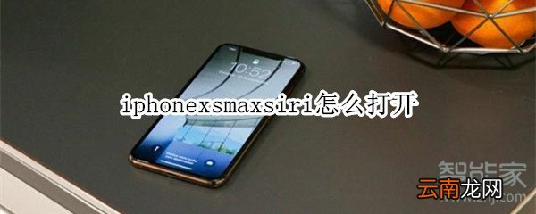 iphonexsmaxsiri怎么打开