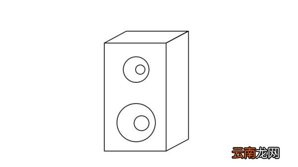 音响简笔画 音响简笔画步骤
