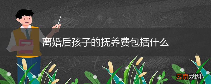 离婚后孩子的抚养费包括什么