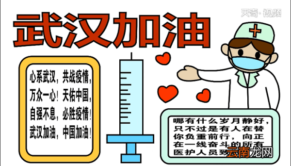 2020年抗肺炎手抄报 2020年抗肺炎画报