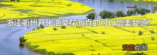 浙江衢州开化油菜花海真的可以媲美婺源?