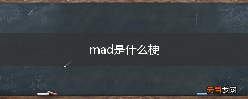 mad是什么梗