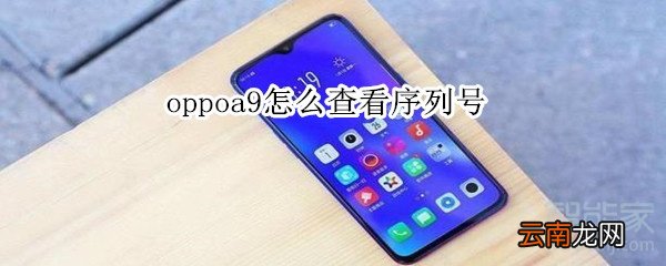 oppoa9怎么查看序列号