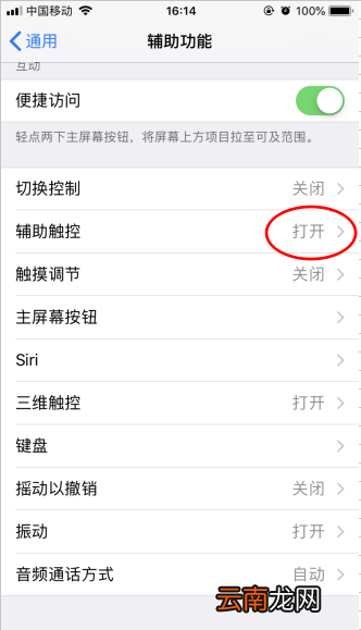 苹果圆圈在哪里设置