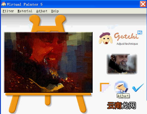 Painter制作出哥特式油画详细步骤