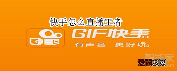 快手怎么直播王者