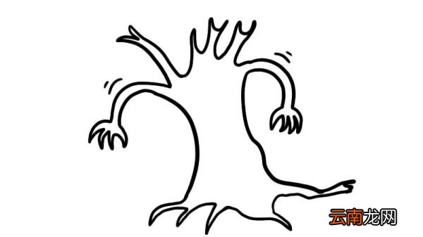 鬼树简笔画