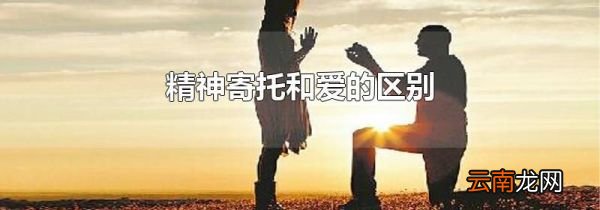 精神寄托和爱的区别