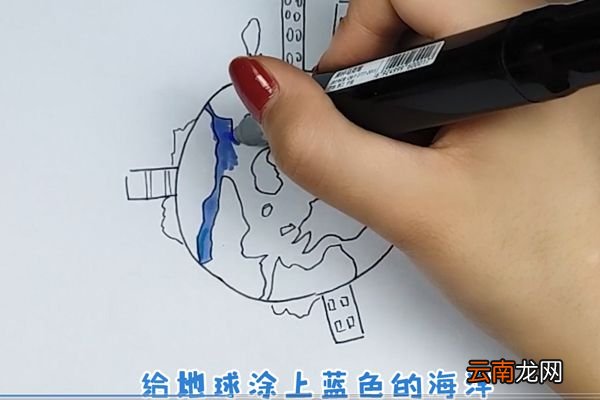 地球简笔画