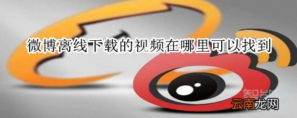 微博离线下载的视频在哪里可以找到?