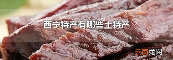 西宁特产有哪些土特产