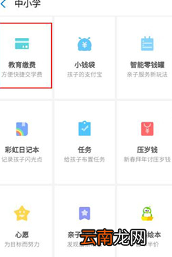 支付宝中为中小学大学缴费具体操作方法
