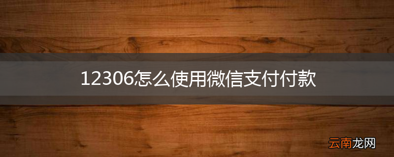 12306怎么使用微信支付付款