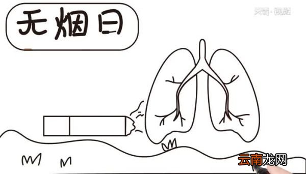 无烟日手抄报怎么画无烟日手抄报画法