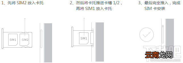 华为荣耀7i手机卡/SIM卡安装图文详解