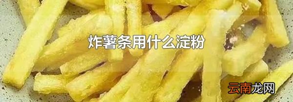 炸薯条用什么淀粉