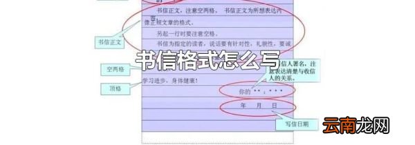 书信格式怎么写
