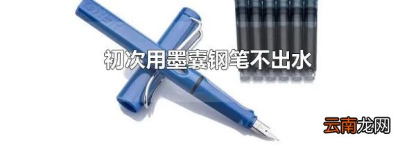 初次用墨囊钢笔不出水