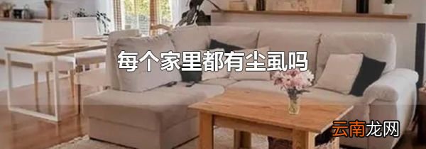 每个家里都有尘虱吗