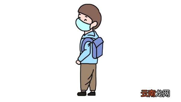 戴口罩小男孩简笔画画法戴口罩小男孩简笔画步骤