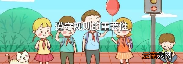 遵守规则的重要性
