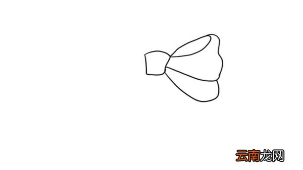 蝴蝶结简笔画步骤蝴蝶结简笔画画法