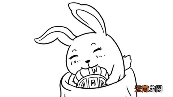 吃月饼简笔画 吃月饼简笔画怎么画