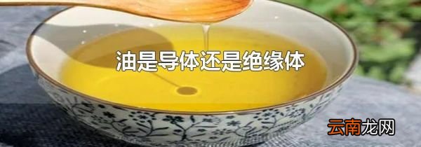 油是导体还是绝缘体